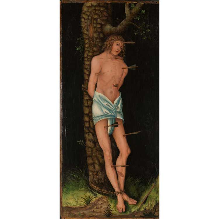 Lucas Cranach the Elder, St. Sebastian, 1543. Photo: The National Museum of Norway/Børre Høstland.