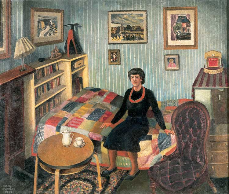 Tirzah Garwood. Portrait of Peggy Angus, 1949. Oil on canvas. Private Collection.
