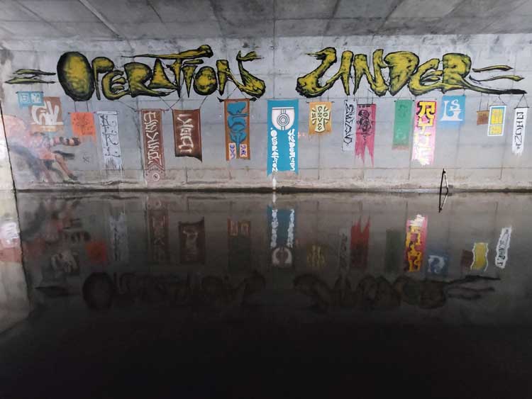 Operation Under: Life Underground. Photo: Bill Dunleavy. Image courtesy Superchief Gallery, Los Angles.