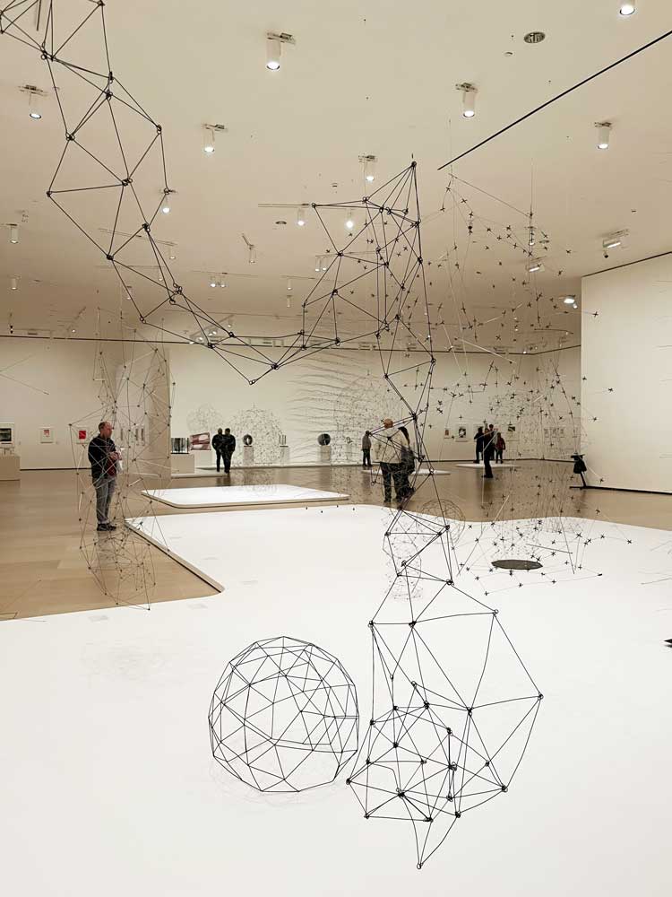 Gego: Measuring Infinity, installation view, Guggenheim Bilbao, 7 November 2023 – 4 February 2024. Photo: Veronica Simpson.