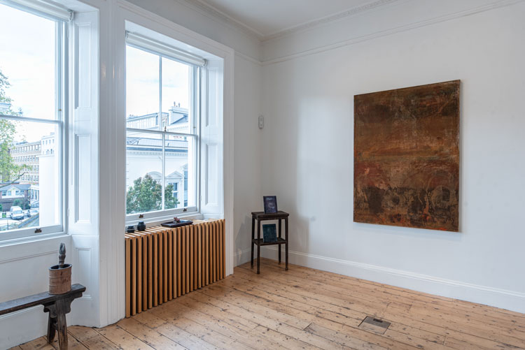 Olga Grotova, gallery view, Door to Door exhibition, Cromwell Place, 20 October – 5 November 2023.
Courtesy of Schoeni Projects and The Shophouse. Photo: Leon Kong.