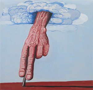 Philip Guston, The Line, 1978. Oil paint on canvas, 180.3 x 186.1 cm. Promised gift of Musa Guston Mayer to The Metropolitan Museum of Art, New York © The Estate of Philip Guston, courtesy Hauser & Wirth.