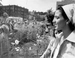 Liz Christy in one of her Lower East Side gardens, New York City, 1975. Photo: Donald Loggins.