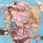 Adrian Ghenie, Untitled 6, 2022. Oil on canvas, 140 x 140 cm. © Adrian Ghenie. Photo: Jörg von Bruchhausen. Courtesy Thaddaeus Ropac gallery, London · Paris · Salzburg · Seoul.