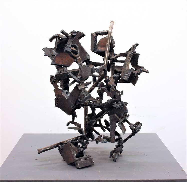 Robin Greenwood, S.3827, 2022. Steel, height approx 70 cm. Image courtesy of the artist.