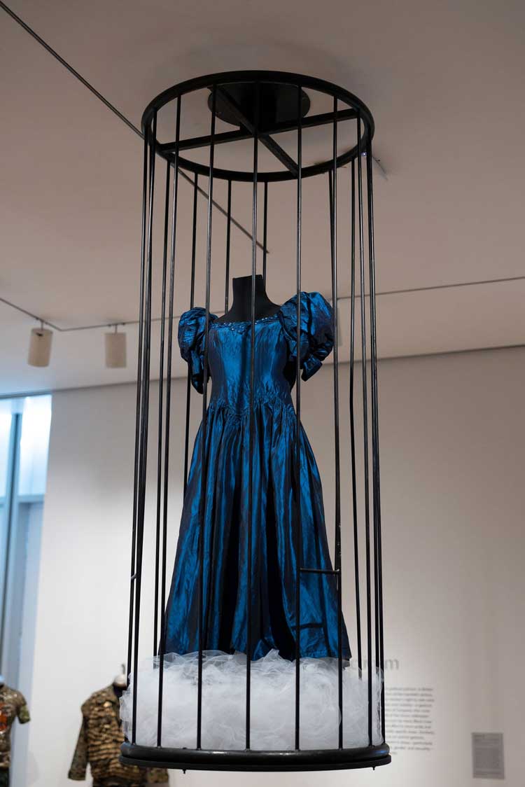 Hunter Reynolds. Patina du Prey's Drag Pose Cage, 1990. Photo by Jenna Bascom; courtesy the Museum of Arts and Design.