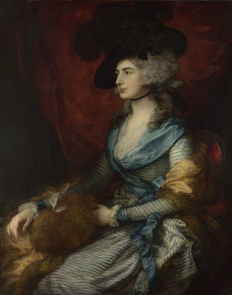 Thomas Gainsborough. Mrs Siddons, 1785. Oil on canvas, 126 × 99.5 cm. The National Gallery, London. Bought, 1862. © The National Gallery, London.