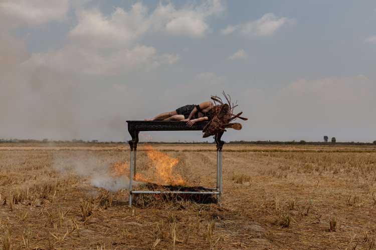 Khvay Samnang, Calling for Rain, 2021. Film still. Courtesy Khvay Samnang and National Gallery Singapore.