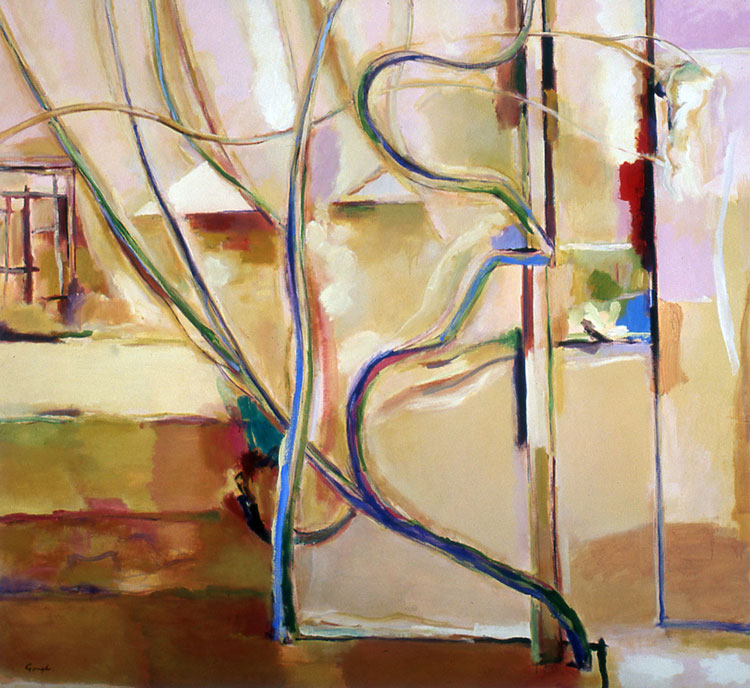 Craig Gough. Structured Field, 2004. Acrylic on linen, 183 x 198 cm. © the artist.