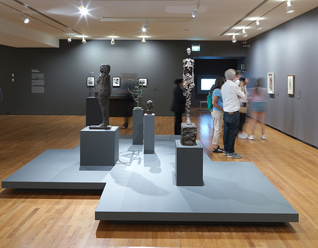Alberto Giacometti: A Line Through Time, installation view, Vancouver Art Gallery 2019. Photo: Maegan Hill-Carroll, Vancouver Art Gallery.