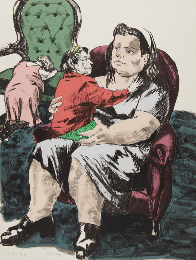 Paula Rego, Girl with two mothers, 2000. © Paula Rego 2019.