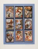 Eduardo Paolozzi, Monotype 9 Heads, 1995. © Trustees of the Paolozzi Foundation. Licensed by DACS 2019.