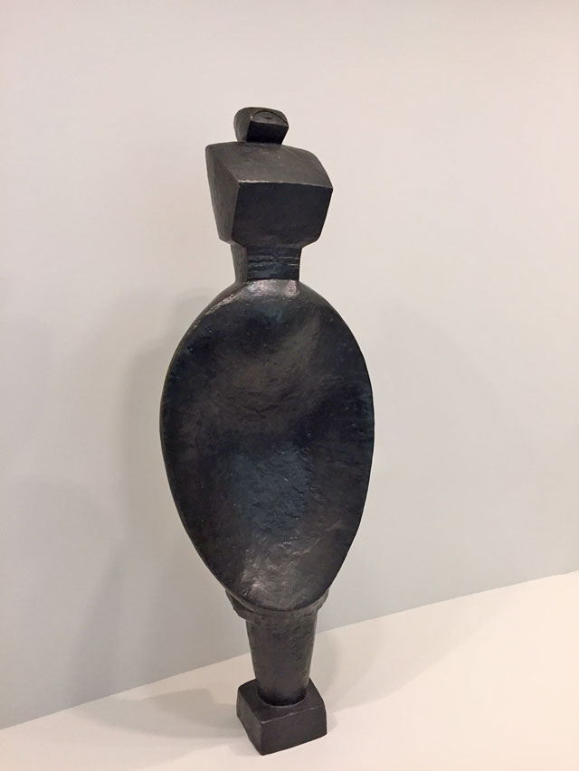 Alberto Giacometti. Spoon Woman, 1926-27 (cast 1954). Bronze, edition 3/6, 56 5/8 x 20 1/4 x 8 1/2 in (143.8 x 51.4 x 21.6 cm). Solomon R. Guggenheim Museum, New York. Photograph: Jill Spalding.