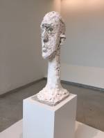Alberto Giacometti. Monumental Head, 1960. Plaster, 39 9/16 x 12 1/2 x 16 15/16 inches (100.5 x 31.7 x 43.1 cm). Fondation Giacometti, Paris.