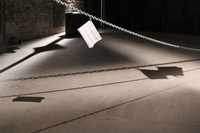 Richard Wentworth and Victoria Miguel, A Roomful of Lovers (Glasgow), installation view at SWG3, Eastvale Place. Photograph: David Gibson.