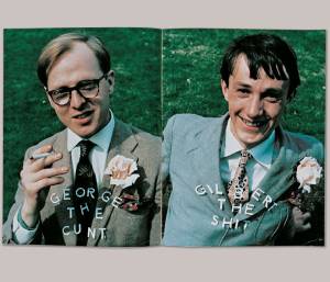 To coincide with the 50th anniversary of the artists’ meeting, we publish Gilbert & George’s Magazine Sculpture, first displayed in a black-and-white, censored version in Studio International’s May 1970 edition