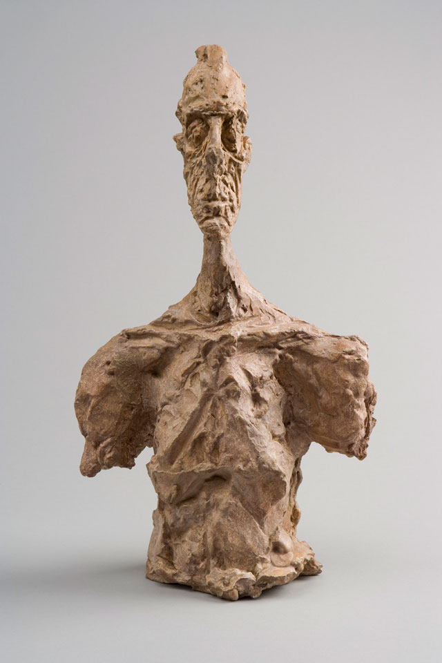 Alberto Giacometti. Bust of Diego, c1956. Plaster, 37.3 x 21.5 x 13 cm. Collection Fondation Alberto and Annette Giacometti, Paris. © Alberto Giacometti Estate, ACS/DACS, 2017.