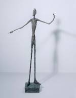 Alberto Giacometti. Man Pointing, 1947. Bronze, 178 x 95 x 52 cm. Tate, Purchased 1949. © Alberto Giacometti Estate, ACS/DACS, 2017.