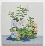 Maureen Gallace. Summer Plant / August 14th, 2016. Oil on panel, 25.4 x 25.4 cm (10 x 10 in). © Maureen Gallace, courtesy Maureen Paley, London.