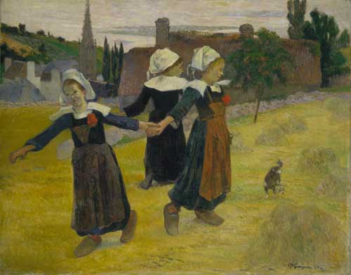 Paul Gauguin, <em>Breton Girls Dancing, Pont-Aven</em></a>, 1888 © National Gallery of Art, Washington D.C.