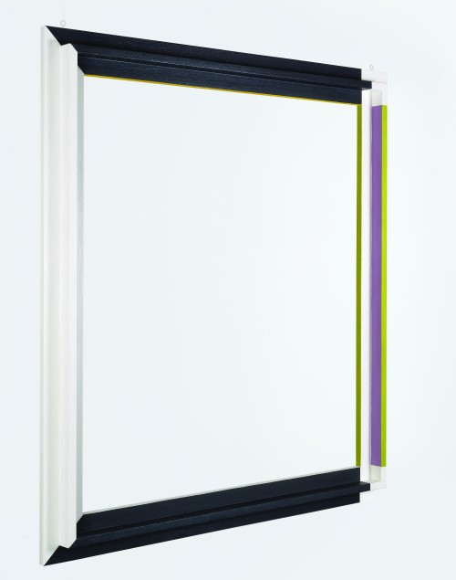 Gerd Leufert. Listonado (Ventana) (Strip [Window]), 1972. Acrylic on wood, 35 7/16 x 31 1/2 x 3 1/8 in (90 x 80 x 8 cm). Colección Patricia Phelps de Cisneros, New York and Caracas.