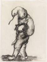 Georg Baselitz. Untitled, 1965. Charcoal on paper. Presented to the British Museum by Count Christian Duerckheim. Reproduced by permission of the artist. © Georg Baselitz