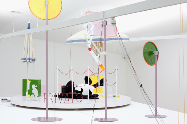 Cosima von Bonin. Installation view, 2010.