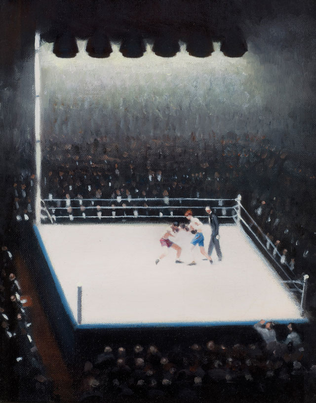 Gluck. Baldock vs. Bell at the Royal Albert Hall, 1927. Oil on canvas, 26.7 x 21 cm. Private collection. Image courtesy of The Fine Art Society.