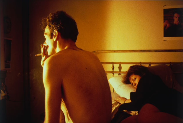 Nan Goldin. Nan and Brian in Bed, New York City, 1983. Silver dye bleach print, printed 2006, 15 1/2 x 23 3/16 in (39.4 x 58.9 cm). The Museum of Modern Art, New York. Acquired through the generosity of Jon L. Stryker. © 2016 Nan Goldin.