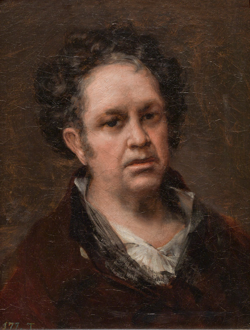 Francisco de Goya. Self Portrait, 1815. Oil on canvas, 45.8 × 35.6 cm. © Museo Nacional del Prado. Madrid.