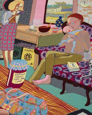 Grayson Perry. The Annunciation of the Virgin Deal, 2012 (detail).