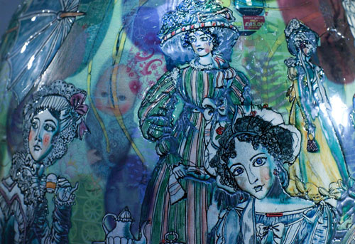 Grayson Perry. Jane Austen in E17 (detail), 2009. Courtesy Manchester Art Gallery. Photograph: www.markwaugh.net