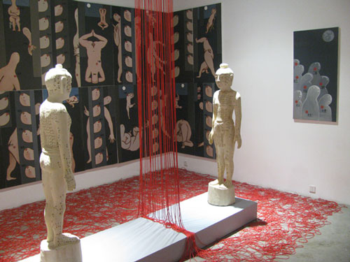 Guan Wei. Installation view 4. Shui Mu Art Center, 798 Art village, Beijing.