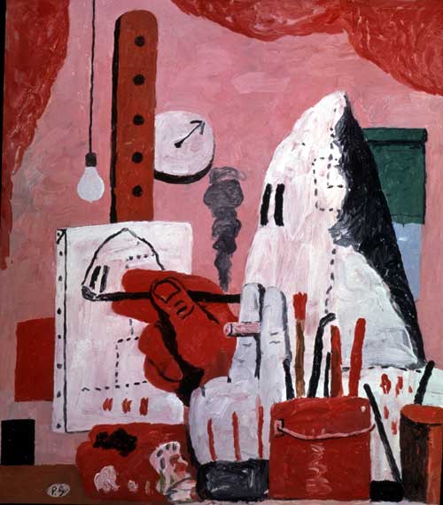 Philip Guston, The Studio, 1969. Oil on canvas. 121.9 x 106.7 cm. Private Collection