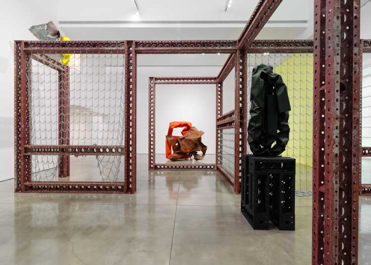 Carol Bove, Nights of Cabiria, 2025, installation view. © Carol Bove Studio LLC. Photo: Maris Hutchinson, Courtesy Gagosian.