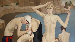 Gladys Hynes, Morning, 1916 (detail). Oil on panel, 117 x 98 cm. Collection RAW. Photo: Sacha Llewellyn, with permission from Jonathan Young.