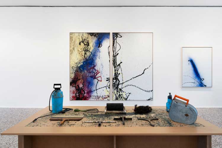 The Invisible Chord: Hans Hartung and Music, installation view, Querini Stampalia Foundation, Venice. Photo: © Tanguy Beurdeley. Courtesy of the Hartung Bergman Foundation, Querini Stampalia Foundation and Perrotin.
