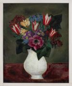 Christopher Wood, The White Vase, 1930. Oil on canvas on board, 46 x 38 cm. Pallant House Gallery, Chichester (Bequeathed by Ian Mylles with Art Fund support 2021). Photo: © Pallant House Gallery, Chichester.