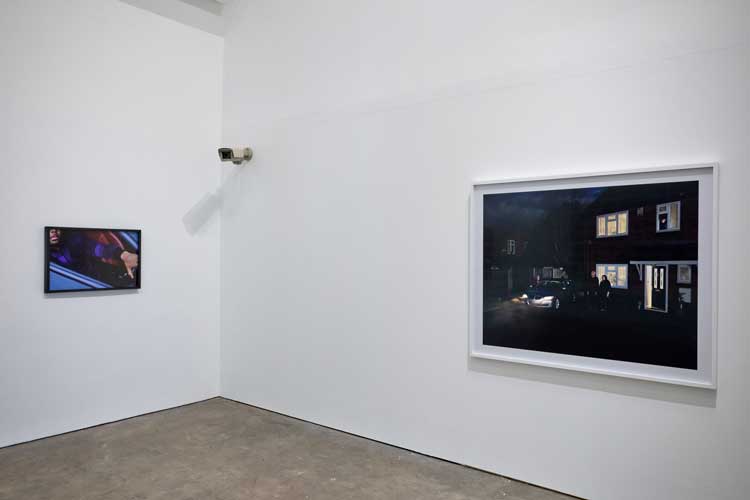 CCTV Camera, 2024. Installation view, Mahtab Hussain, What Did You Want To See? Ikon Gallery, 2025. Image courtesy Ikon. Photo: David Rowan.