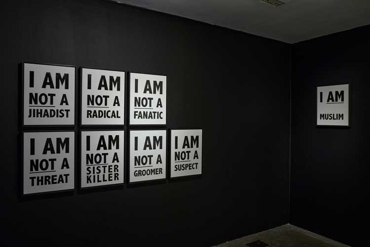 Screening Room. Installation view, Mahtab Hussain, What Did You Want To See? Ikon Gallery, 2025. Image courtesy Ikon. Photo: David Rowan.