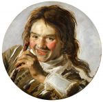 Frans Hals. Bust of a Laughing Boy with a Flute, about 1630. Oil on wood, 37.5 × 37.5 cm. © Staatliche Schlösser, Gärten und Kunstsammlungen Mecklenburg-Vorpommern, Schwerin.