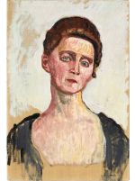 Ferdinand Hodler. Portrait of Berthe Hodler-Jacques c1917. Musée Jenisch Vevey, Donation Rudolf Schindler. © Musée Jenisch Vevey.