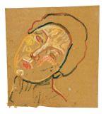 Ferdinand Hodler. Study of Head for View into Infinity, 1913-15. Musée Jenisch Vevey, Donation Rudolf Schindler. © Musée Jenisch Vevey.