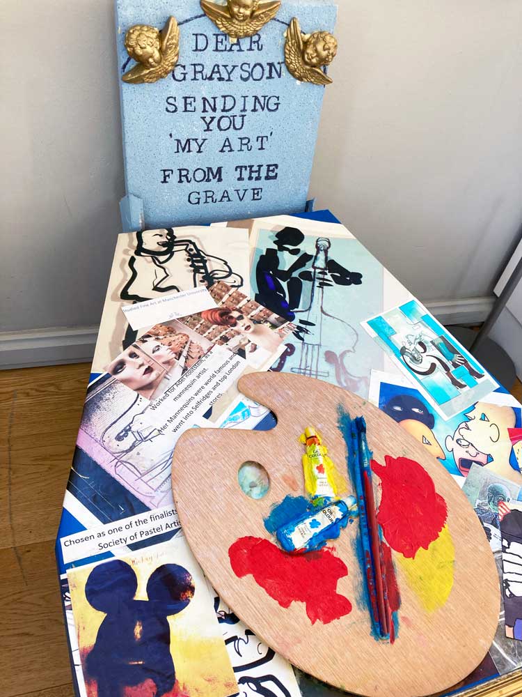 Kim Rasit, David. Full-size coffin, 183 cm (detail). Photo: Anna McNay.