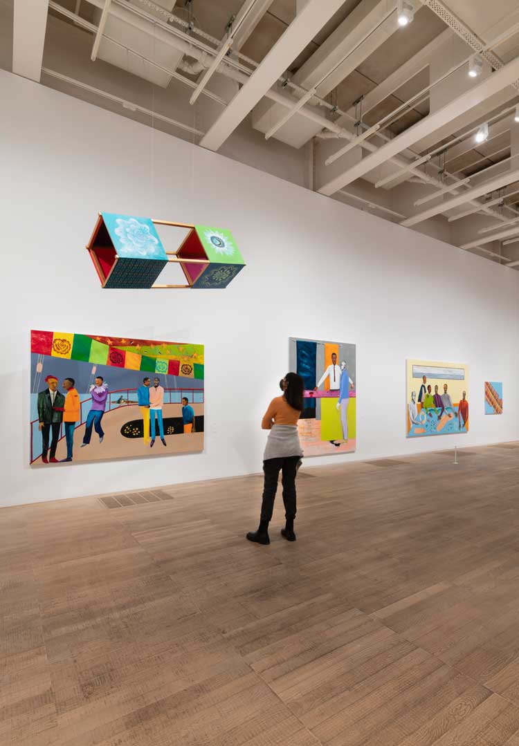 Lubaina Himid, installation view, Tate Modern, London, 25 November 2021 – 5 July 2022. Photo © Tate (Sonal Bakrania).