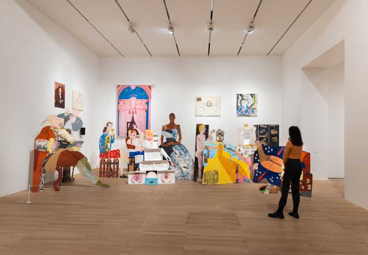 Lubaina Himid, installation view, Tate Modern, London, 25 November 2021 – 5 July 2022. Photo © Tate (Sonal Bakrania).