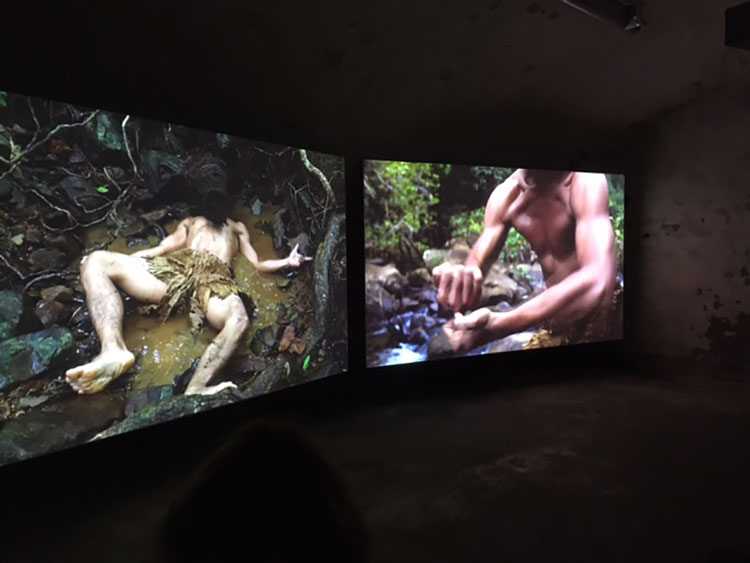 Samnang Khvay’s film Preah Kunlong (The Way of the Spirit, 2016-20). Photo: Veronica Simpson.