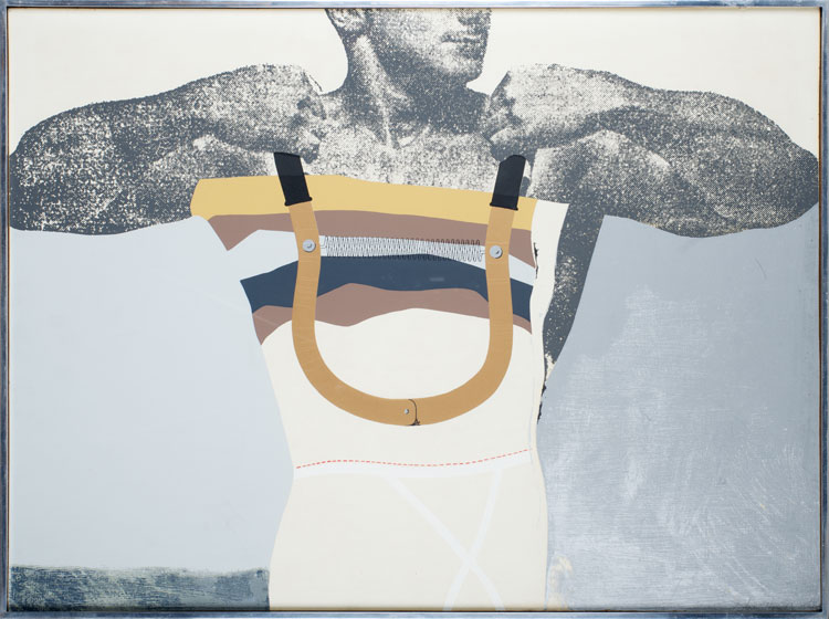 Richard Hamilton, Adonis in Y-Fronts, 1963. Screenprint on paper, Pallant House Gallery, Chichester (Wilson Loan, 2006) © Richard Hamilton 2020. All rights reserved, DACS.