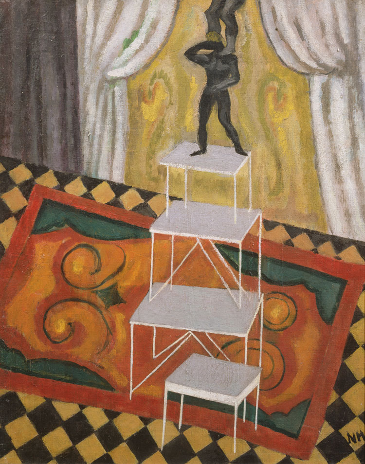 Nina Hamnett, Acrobats, 1910, Nina Hamnett. Oil on canvas, 49 x 39 cm. Private collection. Photo © Bridgeman Images.