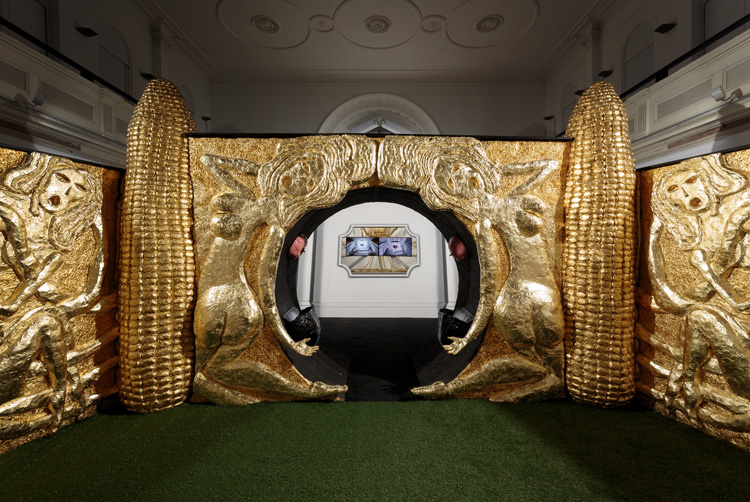 Trulee Hall, exhibition view at Zabludowicz Collection, London, 2020. Photo: Tim Bowditch.